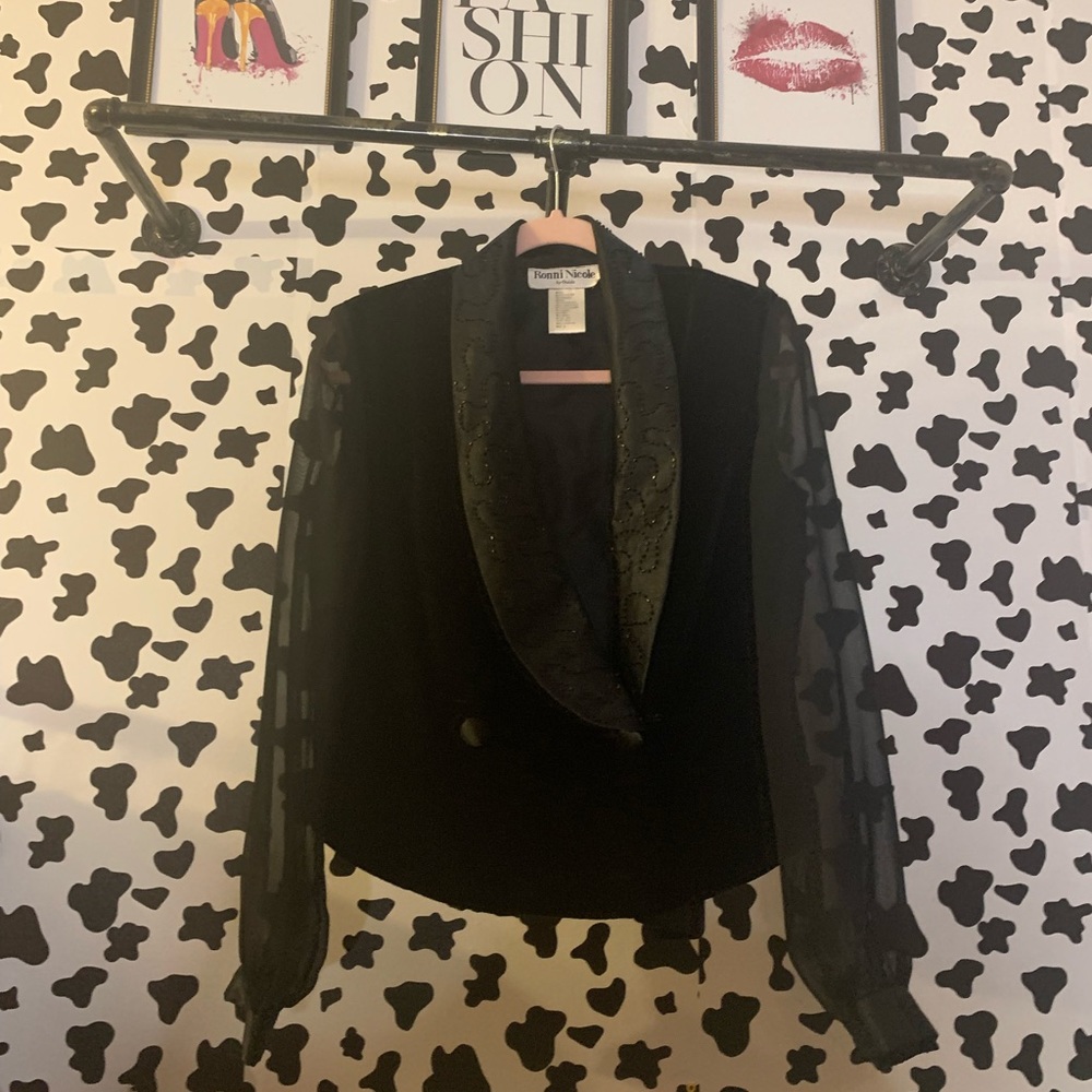 Vintage Ronni Nicole Blazer Blouse